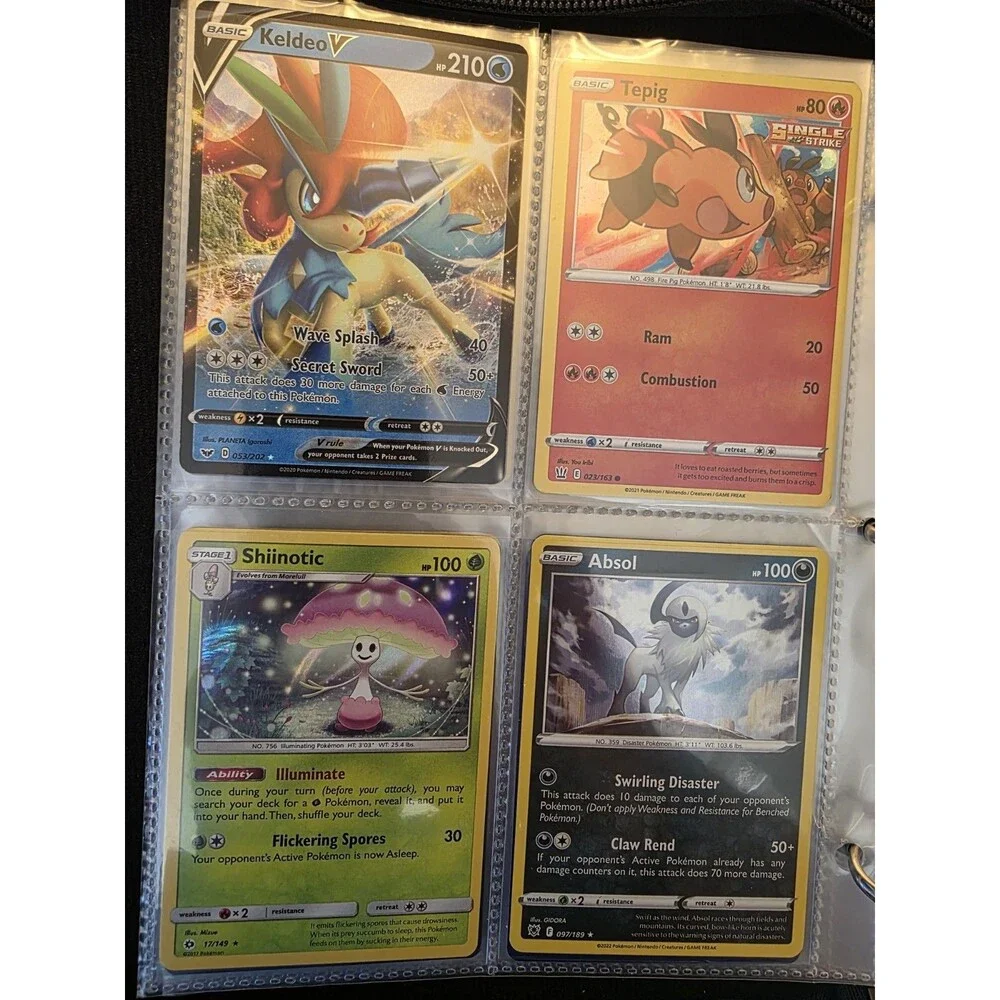 🔥Pokemon Binder Collection🔥 double sleeved NM/M Condition 💎